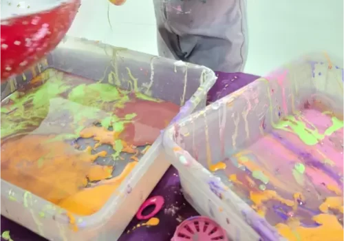 Messy Slime Play at Sneha's Imagination Station